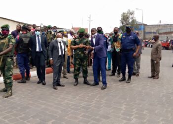Nord-Kivu: le gouverneur militaire inspecte et réceptionne les ouvrages réfectionnés de la voirie urbaine de goma