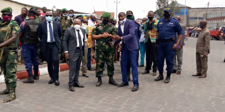 Nord-Kivu: le gouverneur militaire inspecte et réceptionne les ouvrages réfectionnés de la voirie urbaine de goma