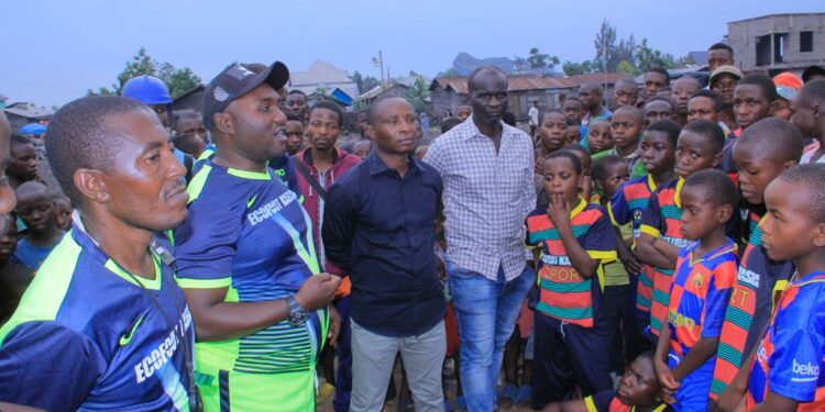 Nord-Kivu-sport : plus de deux cents enfants dont des filles s&rsquo;inscrivent à l&rsquo;école de foot de l&rsquo;AS Kabasha de Goma