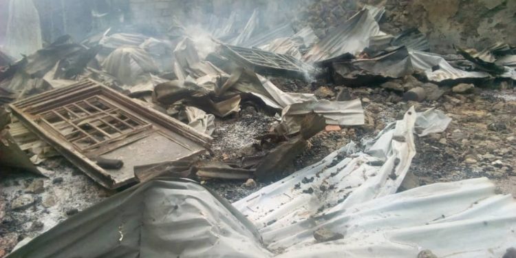 Goma : d’énormes dégâts matériels dans un incendie au quartier Mabanga-sud