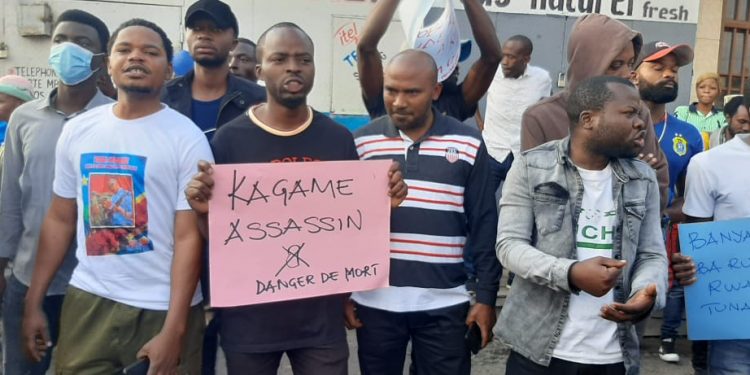 GOMA MARCHE - Agora Grands-Lacs Goma/Marche de soutien aux FARDC : une forte mobilisation à l’entrée président, point de départ