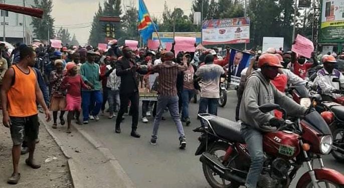 Goma/Marche de soutien aux FARDC  : les activités socio-économiques paralysées au centre ville