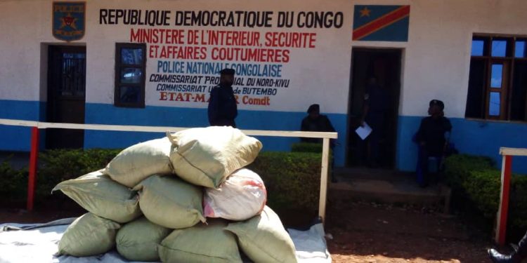 IMG-20220627-WA0074 - Agora Grands-Lacs Butembo : une importante quantité du chanvre saisie et présentée à la presse par la police