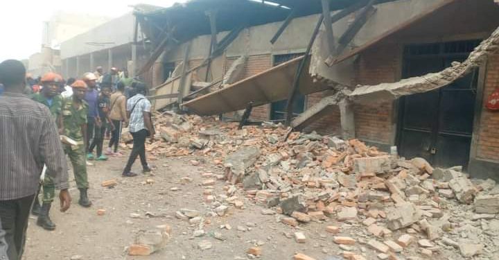 Goma : l&rsquo;écroulement d&rsquo;un mur fait un mort et 4 blessés près du marché Virunga