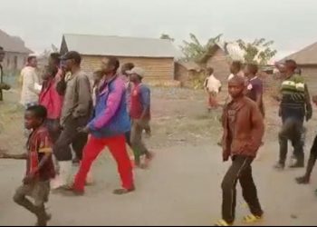 Rutshuru : des habitants manifestent contre une éventuelle installation des troupes de la MONUSCO à Kalengera