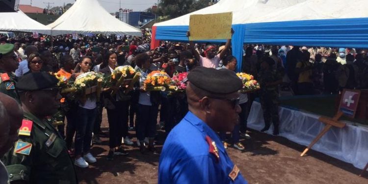 Goma : les corps des civils tués lors des manifestations anti-MONUSCO inhumés