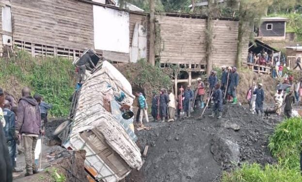 Masisi : le gouvernement provincial finance les travaux de réhabilitation d&rsquo;une partie de l&rsquo;axe routier Sake-Kashebere touchée par un éboulement de terre
