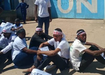 Rutshuru : la LUCHA lance un sit-in sans retour à la base locale de la MONUSCO pour exiger son départ du pays