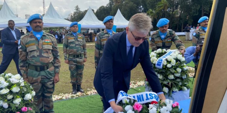 lacroix - Agora Grands-Lacs RDC : des hommages rendus aux casques bleus tués au Nord-Kivu