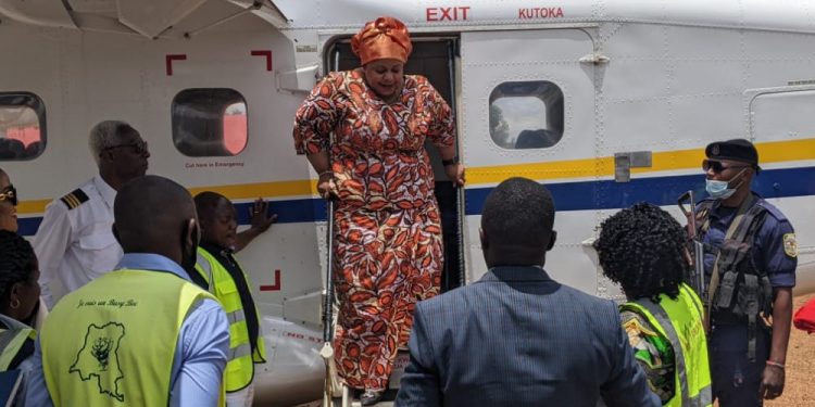 Nord-Kivu : la ministre de la Culture, arts et patrimoine est arrivée à Butembo