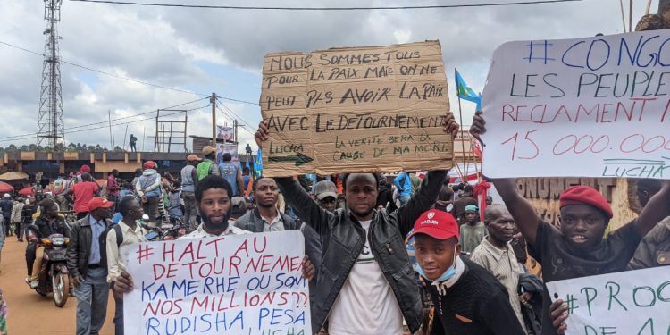 IMG-20220925-WA0005 - Agora Grands-Lacs La LUCHA à Vital Kamerhe à Butembo : « Nous sommes tous pour la paix, mais on ne peut pas avoir la paix avec les détournements »