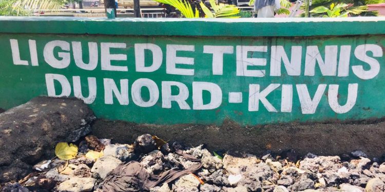 Nord-Kivu : un « court de tennis » moderne en construction au cercle sportif de Goma