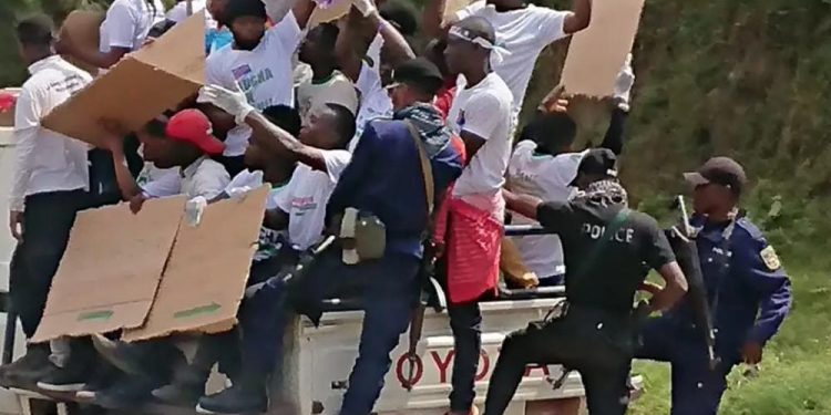 Butembo : des militants de la LUCHA interpellés en pleine marche pacifique contre l&rsquo;occupation de Bunagana