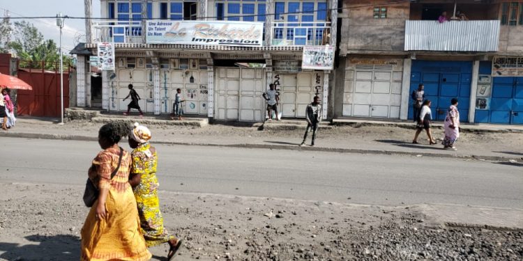 Nord-Kivu : des activités socioéconomiques paralysées ce lundi à Goma !