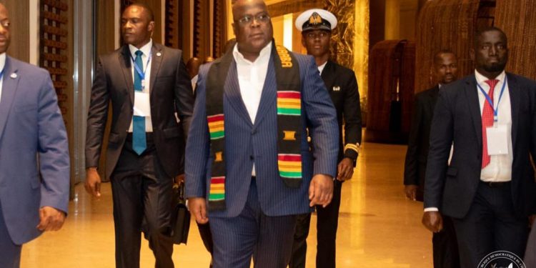 Diplomatie : après Londres, Tshisekedi est arrivé au Ghana