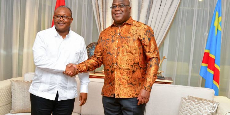RDC : têtê-à-tête entre Félix Tshisekedi et Umaro Sissoco Embaló