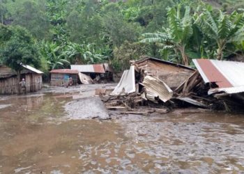 Masisi : des habitants sans abris après des pluies diluviennes à Mweso