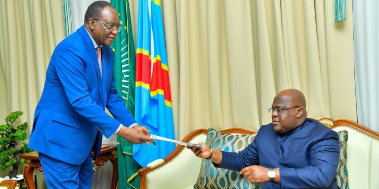 RDC : Tshisekedi a reçu l’émissaire du Président nigérien en prélude du double sommet de l’UA prévu au Niger