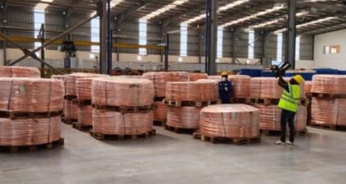 Haut-Katanga : Julien Paluku inaugure une usine de fabrication des câbles électriques à partir du cuivre