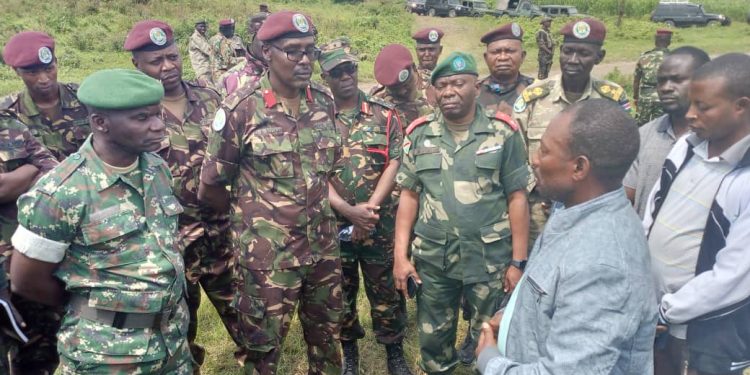 Nord-Kivu : l&rsquo;équipe d&rsquo;évaluation technique de l&rsquo;EACRF s&rsquo;est rendue à Rumangabo et Kibumba