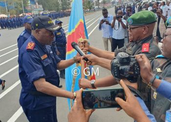 Nord-Kivu : Eddy Mukuna prend officiellement l&rsquo;étendard de commandement provincial de la PNC
