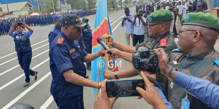 Nord-Kivu : Eddy Mukuna prend officiellement l&rsquo;étendard de commandement provincial de la PNC