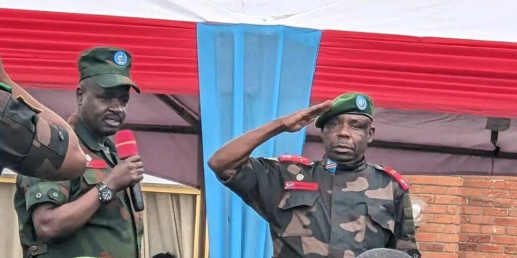 IMG-20230919-WA0097 - Agora Grands-Lacs Investiture du Gouverneur intérimaire du Nord-Kivu : « Si vous voulez réussir votre mission, travaillez avec abnégation », (Gén. Major Ychaligonza Nduru à Peter Chirimwami)