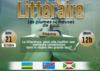 Bukavu : 24 auteurs de la région des Grands-lacs attendus pour débattre sur « La place de la littérature dans la résolution des conflits »