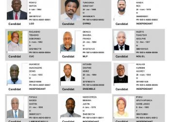 Présidentielle 2023 : la CENI publie la liste provisoire des candidats à la magistrature suprême