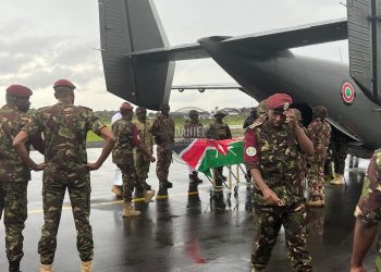 Nord-Kivu : le corps du militaire kenyan tué par le M23/RDF rapatrié à Nairobi