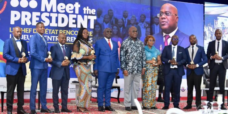 Le Président Tshisekedi s&rsquo;engage à soutenir les jeunes entrepreneurs congolais
