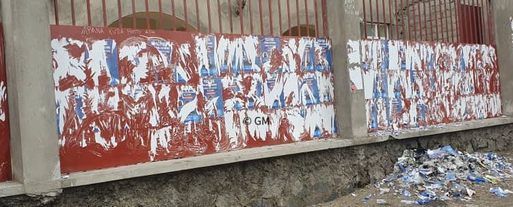 IMG-20231120-WA0006 - Agora Grands-Lacs Lancement de la campagne électorale à Goma : premier jour mou, des affiches des candidats déchirées