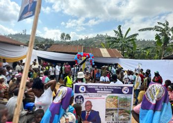 Butembo : le candidat député provincial, l&rsquo;honorable Simon Kazungu N°185 inaugure deux sources d&rsquo;eau potable à Vukira et Vusigha
