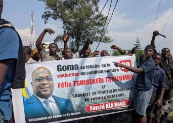 Élections 2023 : anticipativement, un groupe des jeunes célèbre la réélection de Félix Tshisekedi à Goma !