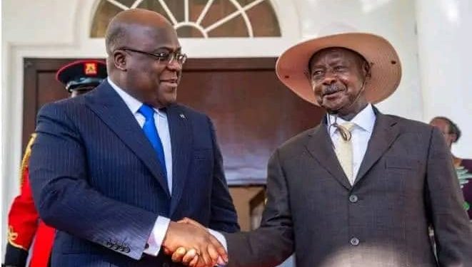 RDC : le président ougandais félicite Félix Tshisekedi pour sa réélection et appelle à une coopération fraternelle
