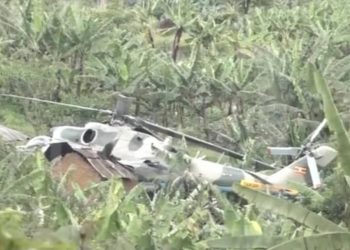 Ouganda : crash d&rsquo;un hélicoptère de combat à Ntoroko
