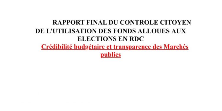 Processus électoral : dépassement budgétaire à la CENI comparativement au scrutin de 2018