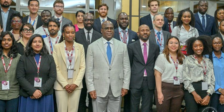 Africa policy trek 2024 : à Kinshasa, Félix Tshisekedi échange avec une délégation d&rsquo;étudiants de Harvard
