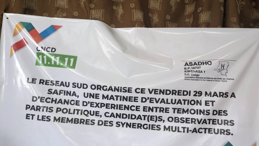 IMG-20240329-WA0076 - Agora Grands-Lacs Haut-Katanga : le réseau Sud Congo de la société civile évalue le déroulement des élections de décembre 2023