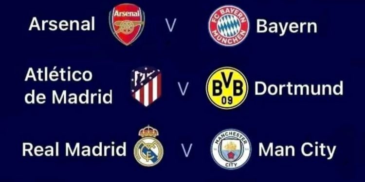 UEFA Champions league : des duels explosifs en perspective de quarts de finale