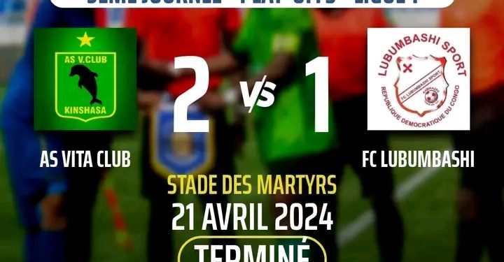 Linafoot-ligue1: l&rsquo;As Vita club renoue avec le succès avec une disette