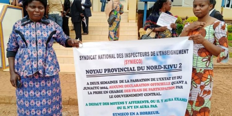 Polémique autour des frais de participation à l&rsquo;Exetat : les inspecteurs de l&rsquo;EPST Nord-Kivu 2 menacent de boycotter l&rsquo;édition 2024