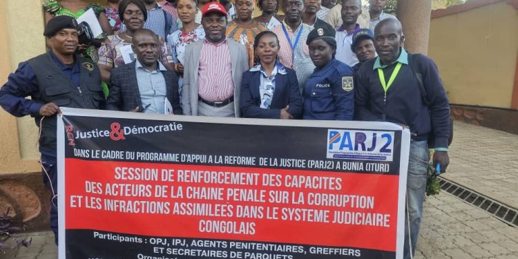 Bunia : les acteurs de la chaîne pénale s&rsquo;engagent à lutter contre la corruption