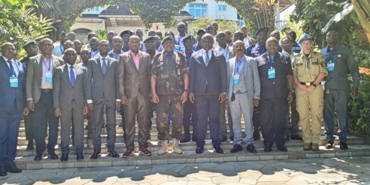 IMG-20240518-WA0086 - Agora Grands-Lacs Nord-Kivu : des structures de sécurité aux frontières réflechissent sur des mécanismes contre la prolifération des armes légères et petits calibres