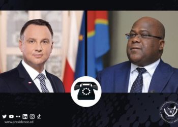 Guerre dans l&rsquo;Est : entretien téléphonique entre Félix Tshisekedi et son homologue polonais Andrej Duda