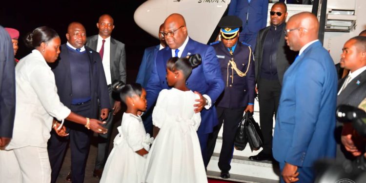 Lubumbashi : Félix Tshisekedi inaugure les trains du service national