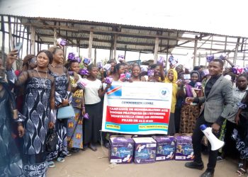 Ituri : des filles déplacées sensibilisées sur les bonnes pratiques de l&rsquo;hygiène menstruelle à Tsere