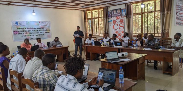 Goma : l&rsquo;UNPC ramene responsables de médias et rédacteurs en chef à l&rsquo;école de la nouvelle loi et code du numérique