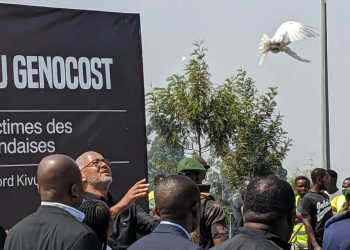 Génocost à Goma : Kizito Pakabomba lance deux Colombes pour implorer la paix !