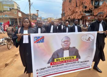 Marche des défenseurs judiciaires à Butembo : une plainte contre inconnu déposée auprès de l&rsquo;auditeur militaire